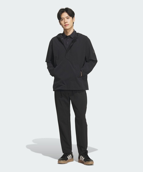 adidas(アディダス)の「クラブ コンシューマー アノラック フードジャケット【adidas Golf/アディダスゴルフ】(ブルゾン・メンズ・ブラック・XX-LARGE/3XL/LARGE/MEDIUM/SMALL/X-LARGE)」の4枚目の写真
