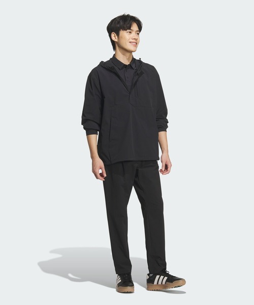 adidas(アディダス)の「クラブ コンシューマー アノラック フードジャケット【adidas Golf/アディダスゴルフ】(ブルゾン・メンズ・ブラック・XX-LARGE/3XL/LARGE/MEDIUM/SMALL/X-LARGE)」の3枚目の写真