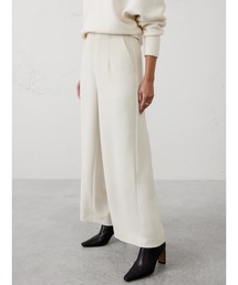 BANANA REPUBLIC FACTORY STORE クレーププリーツワイドレッグトラウザーパンツ