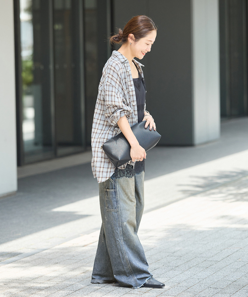 JOURNAL STANDARD(ジャーナルスタンダード)の「10.7OZ DENIM PAINTER パンツ(デニムパンツ・レディース・ブルー系その他・42/36/40/38)」の8枚目の写真