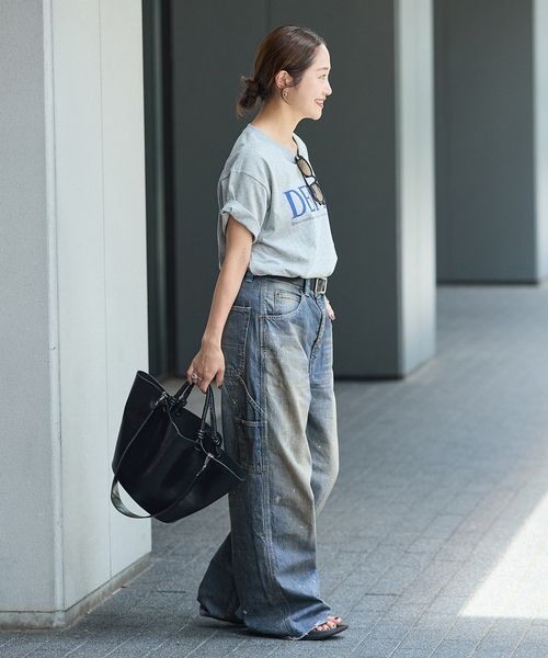 JOURNAL STANDARD(ジャーナルスタンダード)の「10.7OZ DENIM PAINTER パンツ(デニムパンツ・レディース・ブルー系その他・42/36/40/38)」の14枚目の写真
