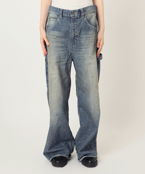JOURNAL STANDARD(ジャーナルスタンダード)の「10.7OZ DENIM PAINTER パンツ(デニムパンツ・レディース・ブルー系その他・42/36/40/38)」の19枚目の写真