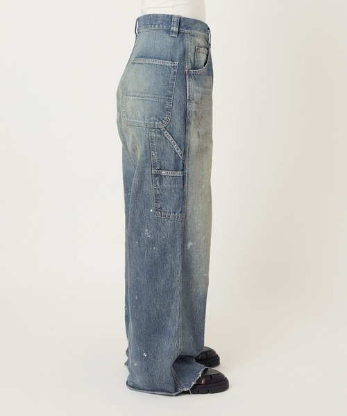 JOURNAL STANDARD(ジャーナルスタンダード)の「10.7OZ DENIM PAINTER パンツ(デニムパンツ・レディース・ブルー系その他・42/36/40/38)」の22枚目の写真