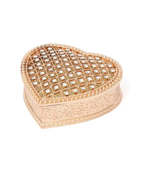 Francfranc フランフラン　ジェリーケース サリー ハート ジュエリーケース M アクセサリー収納 コンパクト（収納