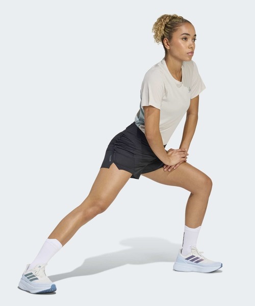 adidas（アディダス）の「adi365 ブリーズ ランニング Tシャツ / アディダス adidas（Tシャツ/カットソー・レディース・グレー・X-LARGE/SMALL/MEDIUM/XX-LARGE/LARGE/X-SMALL）」の5枚目の写真