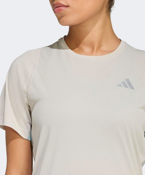 adidas（アディダス）の「adi365 ブリーズ ランニング Tシャツ / アディダス adidas（Tシャツ/カットソー・レディース・グレー・X-LARGE/SMALL/MEDIUM/XX-LARGE/LARGE/X-SMALL）」の3枚目の写真
