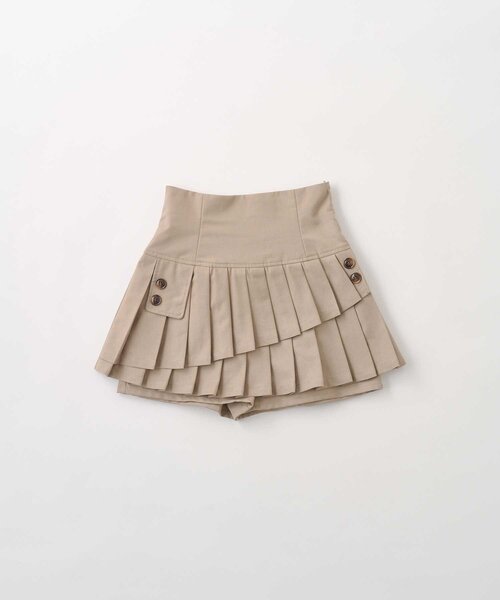 Belle Charme(ベルシャルム)の「【Belle Charme】Button Flap Pleats Skirt(スカート・レディース・ベージュ/ブラック/ブラウン・FREE)」の20枚目の写真