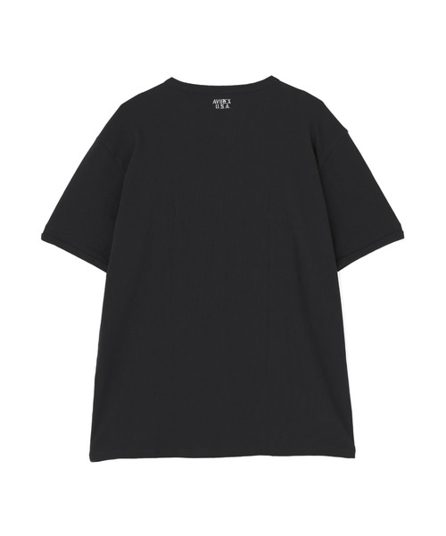 AVIREX(アヴィレックス)の「《DAILY/デイリー》BIG SIZE RIB S/S HENLEY NECK T-SHIRT / ビックサイズ リブ 半袖 ヘンリーネック Tシャツ / AVIREX / アヴィレックス(Tシャツ/カットソー・メンズ・グレー/オリーブ/ホワイト/ブラック/チャコール・XXX-LARGE/XXXX-LARGE/XXXXX-LARGE/XX-LARGE)」の20枚目の写真