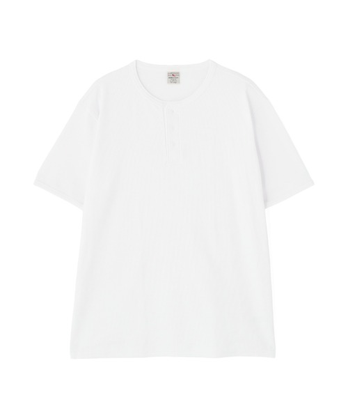AVIREX(アヴィレックス)の「《DAILY/デイリー》BIG SIZE RIB S/S HENLEY NECK T-SHIRT / ビックサイズ リブ 半袖 ヘンリーネック Tシャツ / AVIREX / アヴィレックス(Tシャツ/カットソー・メンズ・グレー/オリーブ/ホワイト/ブラック/チャコール・XXX-LARGE/XXXX-LARGE/XXXXX-LARGE/XX-LARGE)」の14枚目の写真