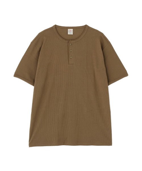 AVIREX(アヴィレックス)の「《DAILY/デイリー》BIG SIZE RIB S/S HENLEY NECK T-SHIRT / ビックサイズ リブ 半袖 ヘンリーネック Tシャツ / AVIREX / アヴィレックス(Tシャツ/カットソー・メンズ・グレー/オリーブ/ホワイト/ブラック/チャコール・XXX-LARGE/XXXX-LARGE/XXXXX-LARGE/XX-LARGE)」の17枚目の写真