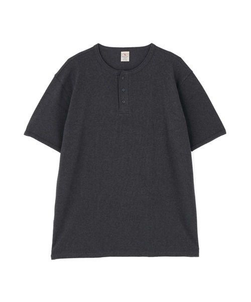 AVIREX(アヴィレックス)の「《DAILY/デイリー》BIG SIZE RIB S/S HENLEY NECK T-SHIRT / ビックサイズ リブ 半袖 ヘンリーネック Tシャツ / AVIREX / アヴィレックス(Tシャツ/カットソー・メンズ・グレー/オリーブ/ホワイト/ブラック/チャコール・XXX-LARGE/XXXX-LARGE/XXXXX-LARGE/XX-LARGE)」の8枚目の写真