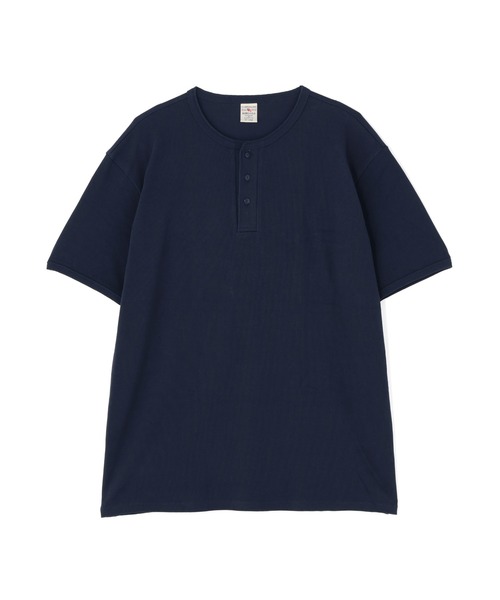 AVIREX(アヴィレックス)の「《DAILY/デイリー》BIG SIZE RIB S/S HENLEY NECK T-SHIRT / ビックサイズ リブ 半袖 ヘンリーネック Tシャツ / AVIREX / アヴィレックス(Tシャツ/カットソー・メンズ・グレー/オリーブ/ホワイト/ブラック/チャコール・XXX-LARGE/XXXX-LARGE/XXXXX-LARGE/XX-LARGE)」の11枚目の写真