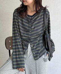 CPCM | シャーリングカットカーディガン(Tシャツ/カットソー)