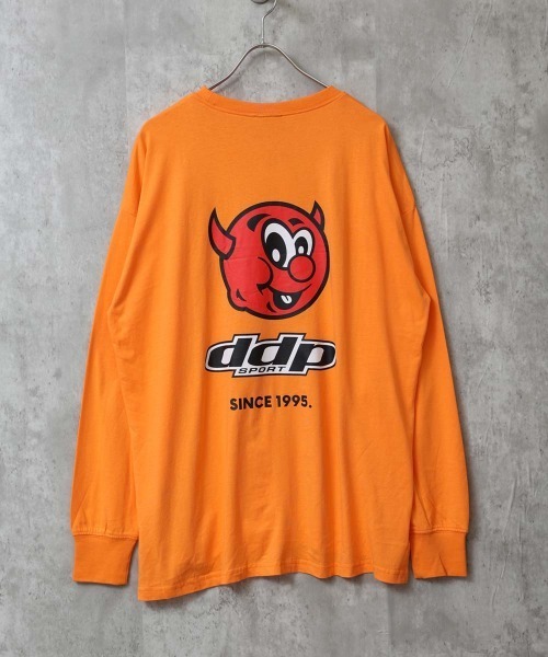 ddp（ディーディーピー）の「DDP プリントBIGロンT（Tシャツ/カットソー・メンズ・ブラック系1/ブラック/ネイビー/チャコールグレー/オフホワイト/ブラック系3/ホワイト系1/オレンジ/ダークグリーン/ライトグレー系1/ブラック系2/ホワイト系2/ネイビー系1/ホワイト系3/グレー系1・M/XL/L）」の15枚目の写真