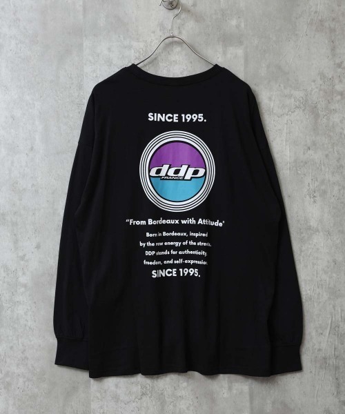 ddp（ディーディーピー）の「DDP プリントBIGロンT（Tシャツ/カットソー・メンズ・ブラック系1/ブラック/ネイビー/チャコールグレー/オフホワイト/ブラック系3/ホワイト系1/オレンジ/ダークグリーン/ライトグレー系1/ブラック系2/ホワイト系2/ネイビー系1/ホワイト系3/グレー系1・M/XL/L）」の16枚目の写真