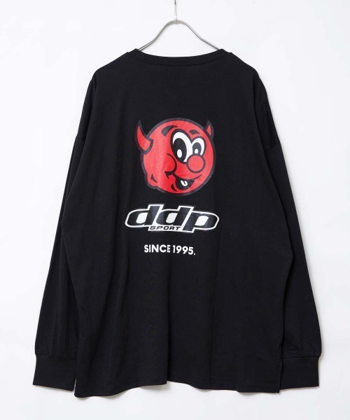 ddp（ディーディーピー）の「DDP プリントBIGロンT（Tシャツ/カットソー・メンズ・ブラック系1/ブラック/ネイビー/チャコールグレー/オフホワイト/ブラック系3/ホワイト系1/オレンジ/ダークグリーン/ライトグレー系1/ブラック系2/ホワイト系2/ネイビー系1/ホワイト系3/グレー系1・M/XL/L）」の18枚目の写真