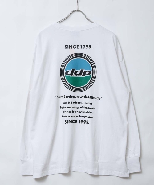 ddp（ディーディーピー）の「DDP プリントBIGロンT（Tシャツ/カットソー・メンズ・ブラック系1/ブラック/ネイビー/チャコールグレー/オフホワイト/ブラック系3/ホワイト系1/オレンジ/ダークグリーン/ライトグレー系1/ブラック系2/ホワイト系2/ネイビー系1/ホワイト系3/グレー系1・M/XL/L）」の20枚目の写真