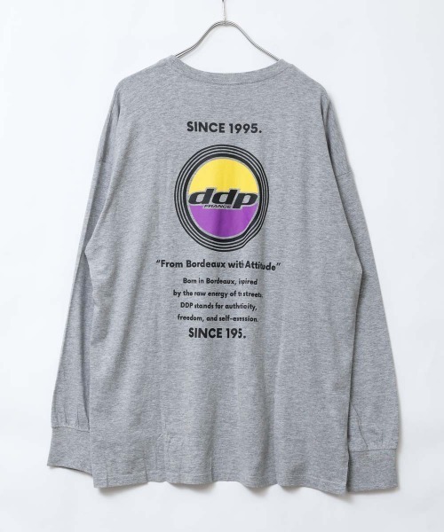 ddp（ディーディーピー）の「DDP プリントBIGロンT（Tシャツ/カットソー・メンズ・ブラック系1/ブラック/ネイビー/チャコールグレー/オフホワイト/ブラック系3/ホワイト系1/オレンジ/ダークグリーン/ライトグレー系1/ブラック系2/ホワイト系2/ネイビー系1/ホワイト系3/グレー系1・M/XL/L）」の22枚目の写真