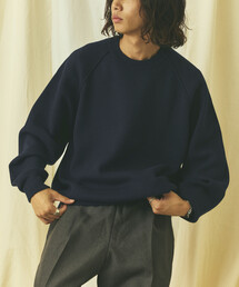 限定展開 Relax Fit リラックスフィット スウェットライク クルーネック ニット