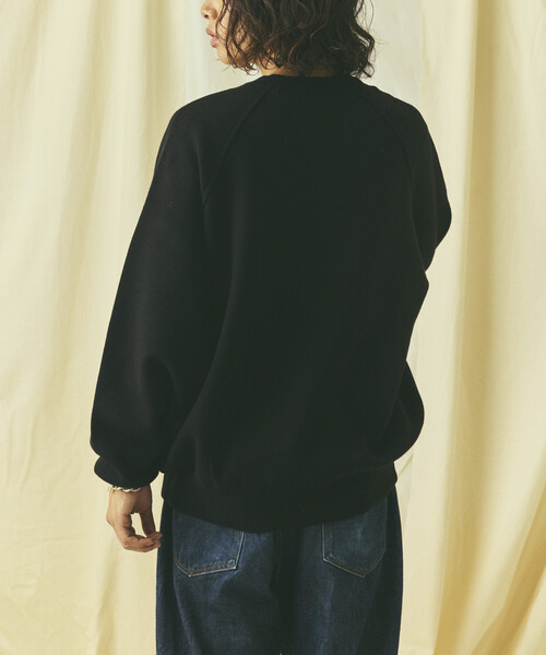 FREAK'S STORE(フリークスストア)の「限定展開 Relax Fit リラックスフィット スウェットライク クルーネック ニット(ニット/セーター・メンズ・チャコールグレー/レッド/ブラウン/ブラック/イエロー/グレー/ネイビー・LARGE/MEDIUM)」の18枚目の写真