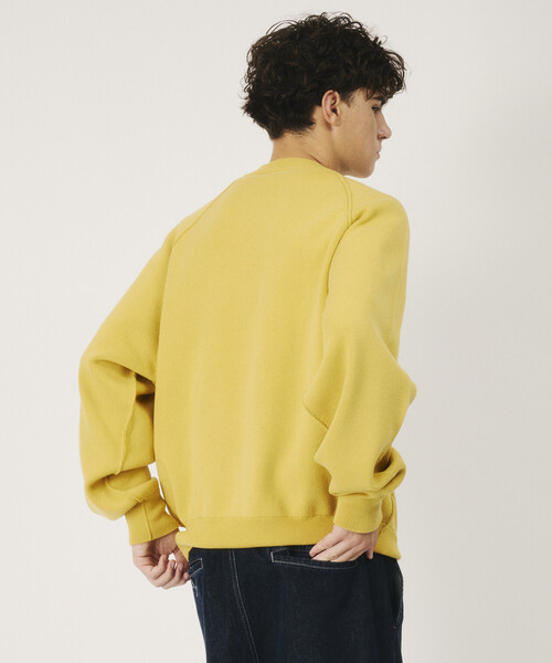 FREAK'S STORE(フリークスストア)の「限定展開 Relax Fit リラックスフィット スウェットライク クルーネック ニット(ニット/セーター・メンズ・チャコールグレー/レッド/ブラウン/ブラック/イエロー/グレー/ネイビー・LARGE/MEDIUM)」の12枚目の写真
