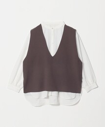 Vネックベスト+シャツ ‐セットアイテム・ウォッシャブル‐<A DAY IN THE LIFE>