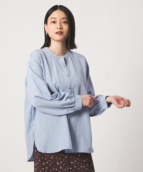 A DAY IN THE LIFE UNITED ARROWS(アデイインザライフユナイテッドアローズ)の「Vネックベスト+シャツ ‐セットアイテム・ウォッシャブル‐<A DAY IN THE LIFE>(ニット/セーター・レディース・ネイビー/ダークブラウン/ダークグレー・FREE)」の6枚目の写真
