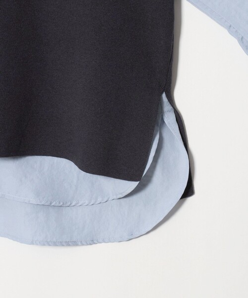 A DAY IN THE LIFE UNITED ARROWS(アデイインザライフユナイテッドアローズ)の「Vネックベスト+シャツ ‐セットアイテム・ウォッシャブル‐<A DAY IN THE LIFE>(ニット/セーター・レディース・ネイビー/ダークブラウン/ダークグレー・FREE)」の15枚目の写真