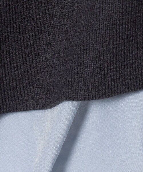 A DAY IN THE LIFE UNITED ARROWS(アデイインザライフユナイテッドアローズ)の「Vネックベスト+シャツ ‐セットアイテム・ウォッシャブル‐<A DAY IN THE LIFE>(ニット/セーター・レディース・ネイビー/ダークブラウン/ダークグレー・FREE)」の16枚目の写真