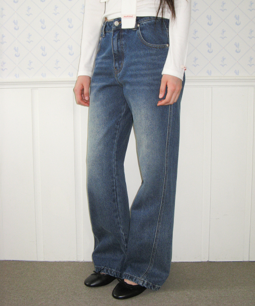 AMESWORLDWIDE(アメスワールドワイド)の「CLASSIC BOOT CUT DENIM PANTS BLUE(デニムパンツ・レディース・その他・SMALL/MEDIUM/LARGE)」の11枚目の写真