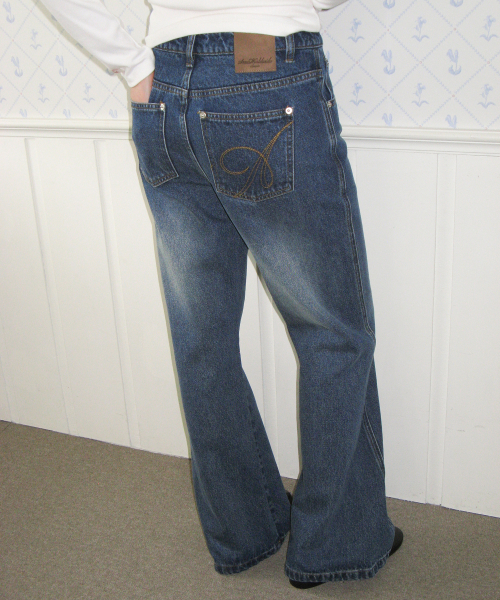AMESWORLDWIDE(アメスワールドワイド)の「CLASSIC BOOT CUT DENIM PANTS BLUE(デニムパンツ・レディース・その他・SMALL/MEDIUM/LARGE)」の6枚目の写真