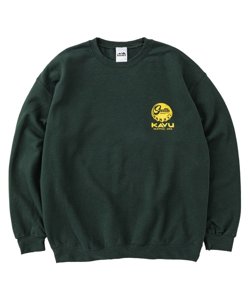 KAVU（カブー）の「KAVU/カブー Crown Frog Sweat/クラウンフロッグスウェット（スウェット・メンズ・ダークグリーン/ロイヤルブルー・MEDIUM/LARGE/X-LARGE）」の6枚目の写真
