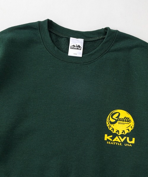 KAVU（カブー）の「KAVU/カブー Crown Frog Sweat/クラウンフロッグスウェット（スウェット・メンズ・ダークグリーン/ロイヤルブルー・MEDIUM/LARGE/X-LARGE）」の7枚目の写真