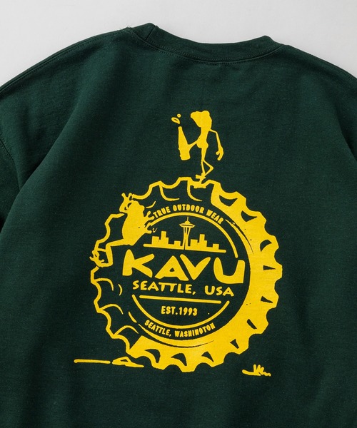 KAVU（カブー）の「KAVU/カブー Crown Frog Sweat/クラウンフロッグスウェット（スウェット・メンズ・ダークグリーン/ロイヤルブルー・MEDIUM/LARGE/X-LARGE）」の8枚目の写真