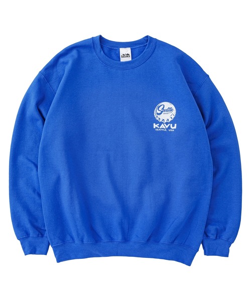 KAVU（カブー）の「KAVU/カブー Crown Frog Sweat/クラウンフロッグスウェット（スウェット・メンズ・ダークグリーン/ロイヤルブルー・MEDIUM/LARGE/X-LARGE）」の9枚目の写真