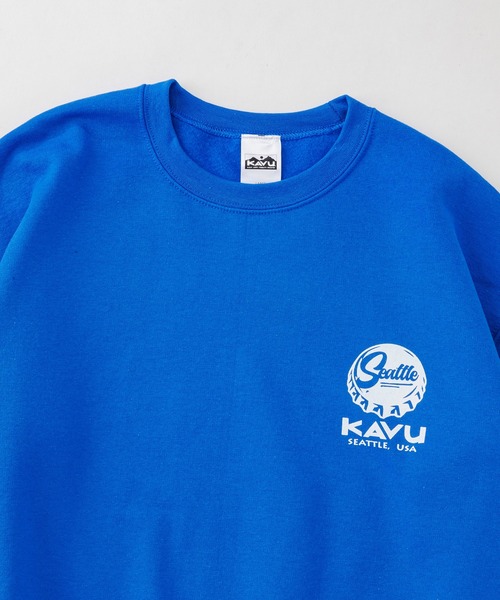 KAVU（カブー）の「KAVU/カブー Crown Frog Sweat/クラウンフロッグスウェット（スウェット・メンズ・ダークグリーン/ロイヤルブルー・MEDIUM/LARGE/X-LARGE）」の10枚目の写真