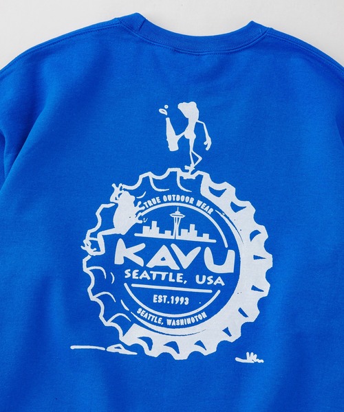 KAVU（カブー）の「KAVU/カブー Crown Frog Sweat/クラウンフロッグスウェット（スウェット・メンズ・ダークグリーン/ロイヤルブルー・MEDIUM/LARGE/X-LARGE）」の11枚目の写真