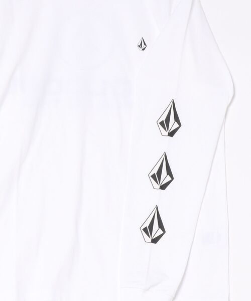 VOLCOM(ボルコム)の「VOLCOM メンズ TRUE TO THIS LS ロンT 【2026年秋冬モデル】/ボルコムバックプリント長袖袖プリントロゴロンT(Tシャツ/カットソー・メンズ・バーガンディー/ホワイト/チャコールグレー・MEDIUM/LARGE/X-LARGE)」の7枚目の写真