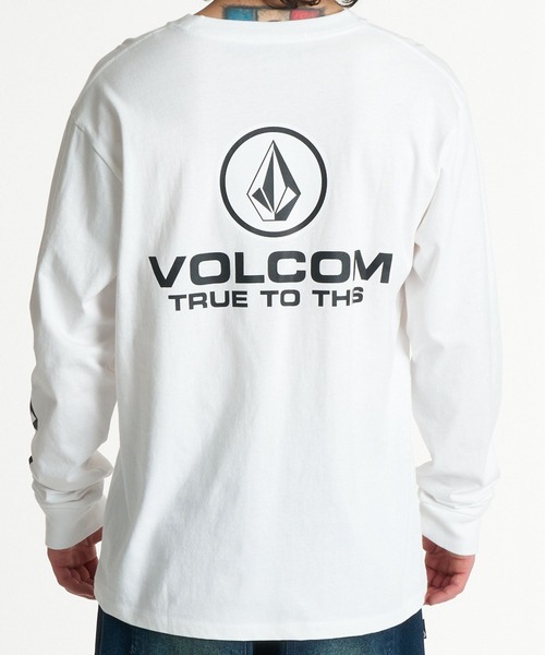 VOLCOM(ボルコム)の「VOLCOM メンズ TRUE TO THIS LS ロンT 【2026年秋冬モデル】/ボルコムバックプリント長袖袖プリントロゴロンT(Tシャツ/カットソー・メンズ・バーガンディー/ホワイト/チャコールグレー・MEDIUM/LARGE/X-LARGE)」の17枚目の写真
