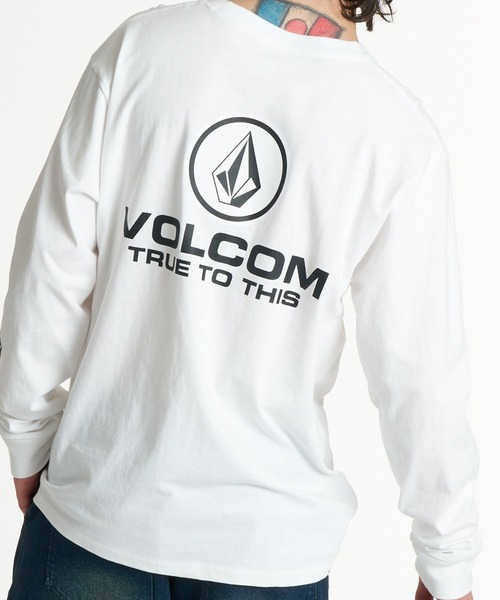 VOLCOM(ボルコム)の「VOLCOM メンズ TRUE TO THIS LS ロンT 【2026年秋冬モデル】/ボルコムバックプリント長袖袖プリントロゴロンT(Tシャツ/カットソー・メンズ・バーガンディー/ホワイト/チャコールグレー・MEDIUM/LARGE/X-LARGE)」の18枚目の写真