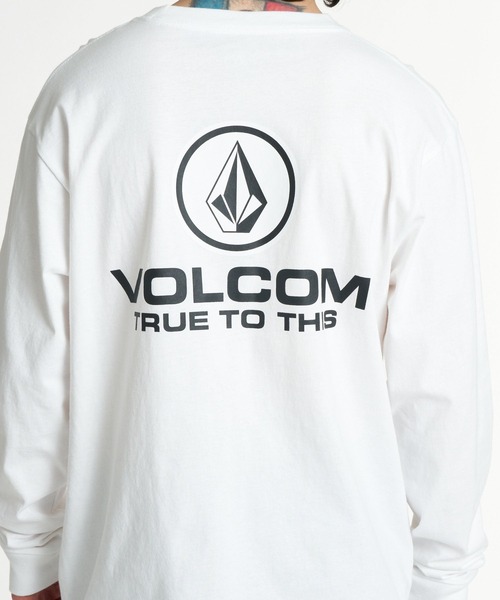 VOLCOM(ボルコム)の「VOLCOM メンズ TRUE TO THIS LS ロンT 【2026年秋冬モデル】/ボルコムバックプリント長袖袖プリントロゴロンT(Tシャツ/カットソー・メンズ・バーガンディー/ホワイト/チャコールグレー・MEDIUM/LARGE/X-LARGE)」の14枚目の写真
