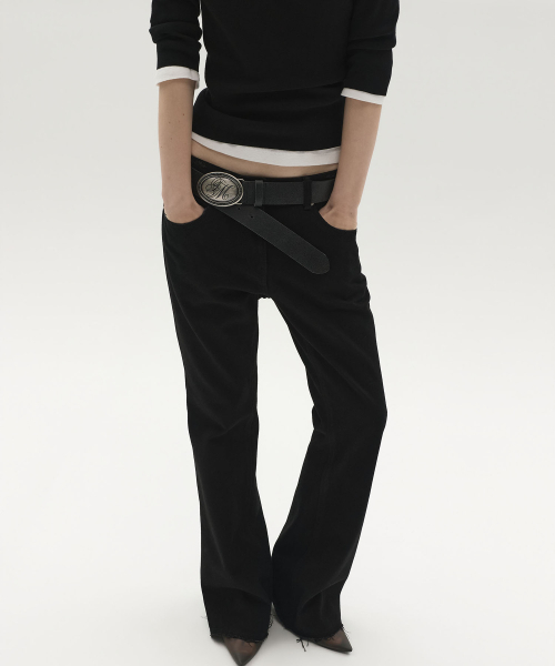 LCDC TM(エルシーディーシーティーエム)の「ESSENTIAL BLACK DENIM (BLACK)(デニムパンツ・レディース・その他・SMALL/MEDIUM)」の4枚目の写真