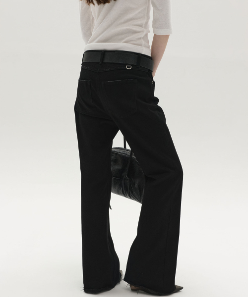 LCDC TM(エルシーディーシーティーエム)の「ESSENTIAL BLACK DENIM (BLACK)(デニムパンツ・レディース・その他・SMALL/MEDIUM)」の7枚目の写真