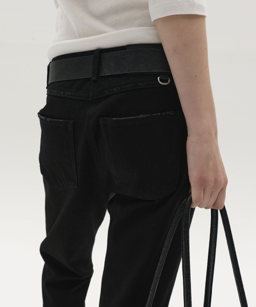 LCDC TM(エルシーディーシーティーエム)の「ESSENTIAL BLACK DENIM (BLACK)(デニムパンツ・レディース・その他・SMALL/MEDIUM)」の9枚目の写真