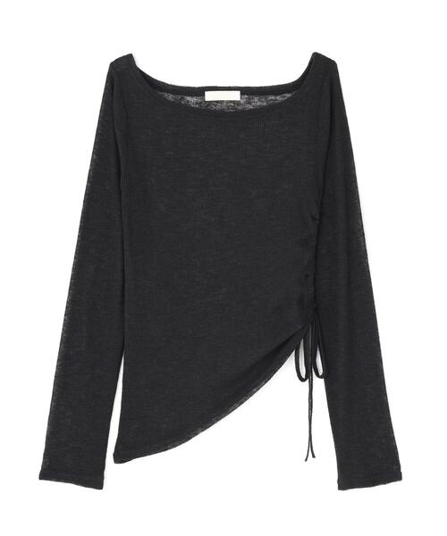 FREE'S MART（フリーズマート）の「メランジドロストシャーリングカットソー（Tシャツ/カットソー・レディース・ブラック/ブラウン/グレー/ホワイト系その他・FREE）」の5枚目の写真