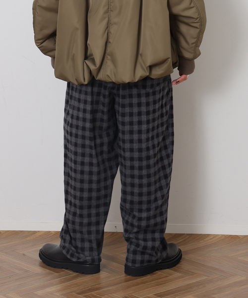 JOURNAL STANDARD LUXE(ジャーナルスタンダード ラックス)の「シャギーチェック イージーパンツ(その他パンツ・レディース・チャコールグレー/ブラック・FREE)」の14枚目の写真