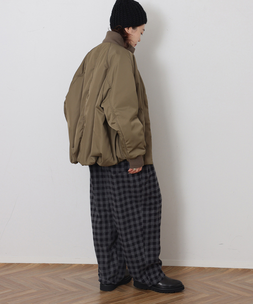 JOURNAL STANDARD LUXE(ジャーナルスタンダード ラックス)の「シャギーチェック イージーパンツ(その他パンツ・レディース・チャコールグレー/ブラック・FREE)」の15枚目の写真