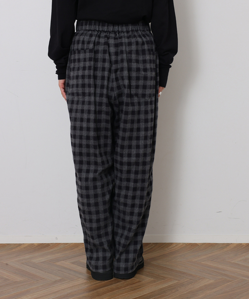 JOURNAL STANDARD LUXE(ジャーナルスタンダード ラックス)の「シャギーチェック イージーパンツ(その他パンツ・レディース・チャコールグレー/ブラック・FREE)」の18枚目の写真