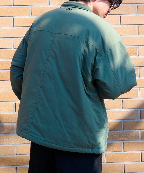 UMBRO(アンブロ)の「【UMBRO】Ex.Padding Nylon JACKET/別注 パディング スタンドナイロンジャケット/中綿ダウンジャケット(ブルゾン・メンズ・ブラック/カーキ/ダークグレー・M/L)」の8枚目の写真