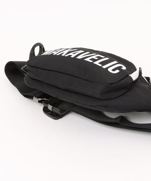 MAKAVELIC（マキャベリック）の「【62】【MAKAVELIC】CRESCENT WAIST BAG AGILE/ショルダーバック　ウエストバック（ショルダーバッグ・メンズ・ブラック・FREE）」の3枚目の写真